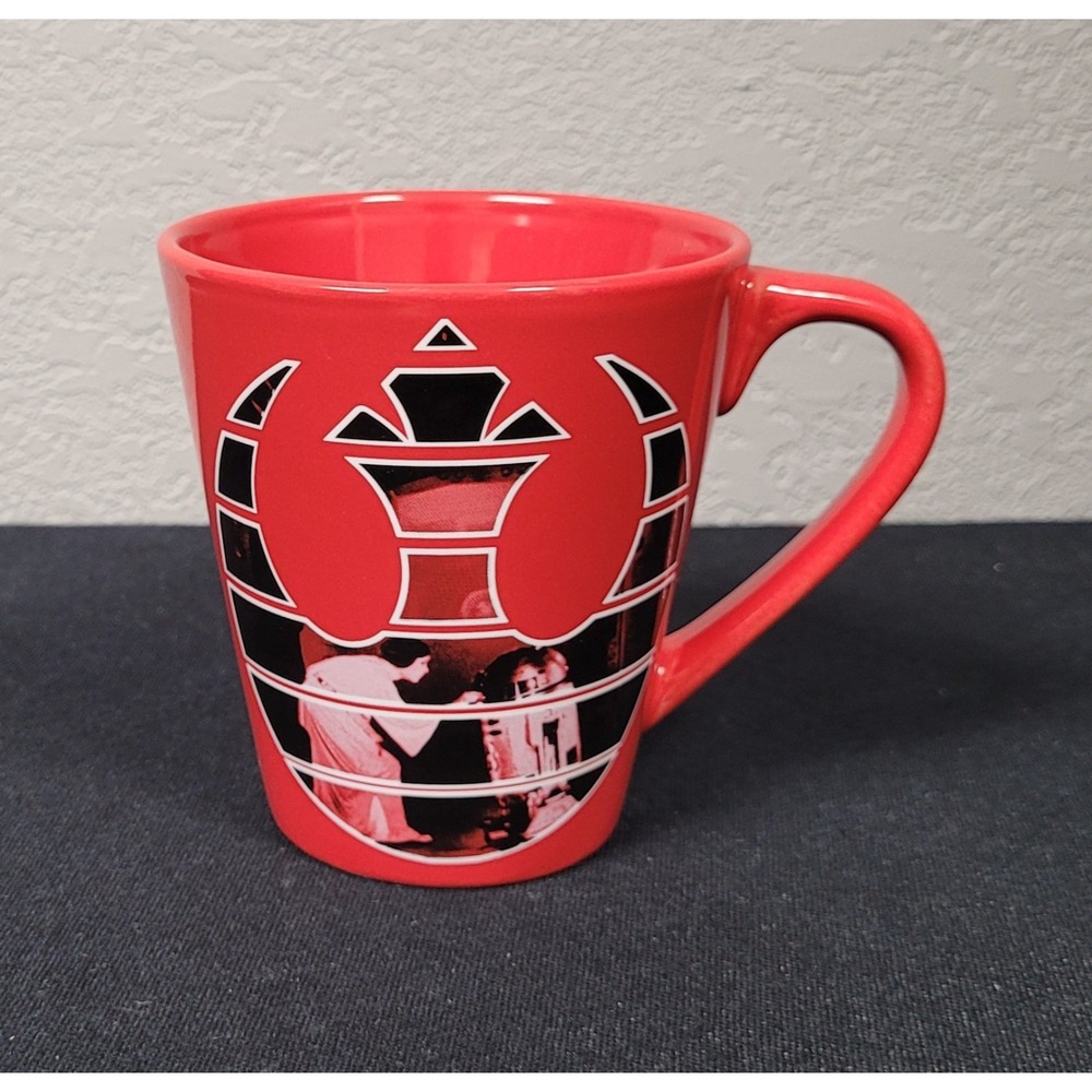 Zak Designs Star Wars Princess Leia Red Coffee Mug 8oz Rebel Alliance Obi-Wan